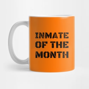 FUNNY LAZY HALLOWEEN COSTUME INMATE OF THE MONTH Mug